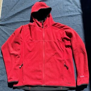 L.L Bean Fleece Hoodie Light Weight Men’s